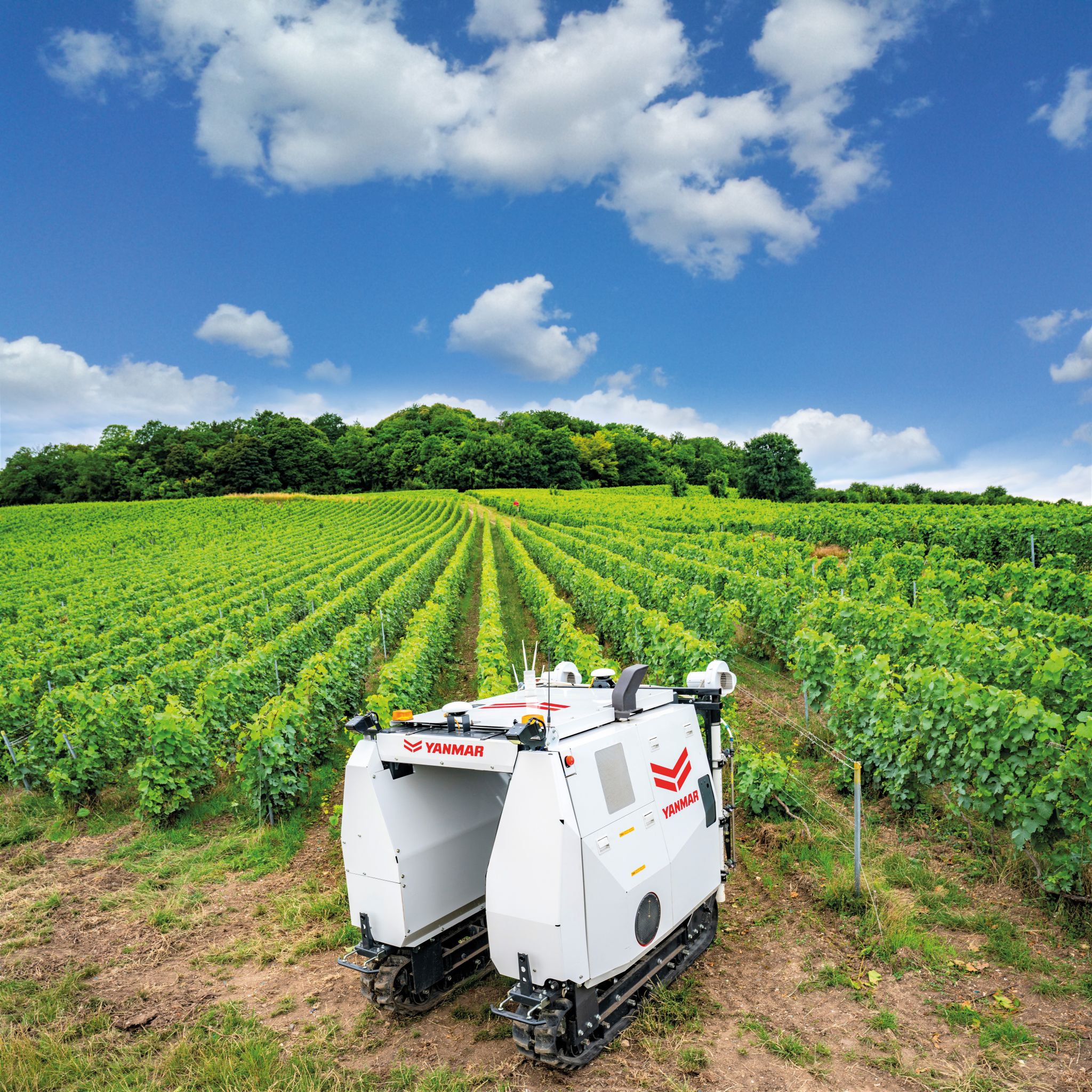 Yanmar Delivers Yv01 Smart Spraying Robot To France - Yanmar Europe Agri