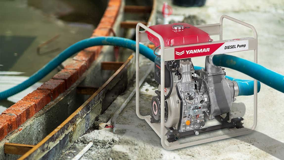 Portable Diesel Pumps for use in construction