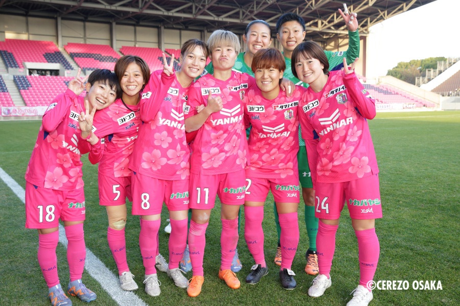 C大阪ヤンマーレディースは、「仲が良く、とても楽しいチーム」と話す［写真］