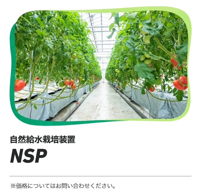 自然給水栽培装置 NSP 価格についてはお問い合わせください。