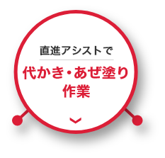 直進アシストで代かき・あぜ塗り作業