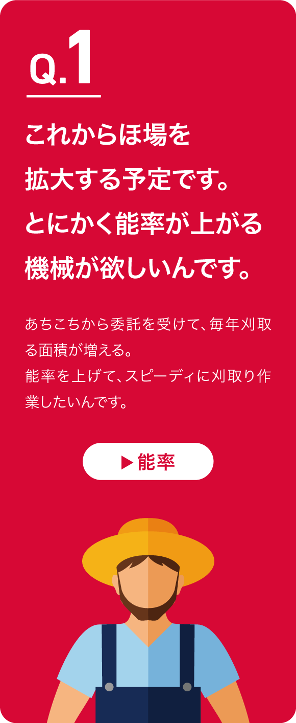 みなさまの声｜YH462A・YH471A・YH571A・YH5101A｜コンバイン・普通型コンバイン用アタッチメント・バインダー・自走自脱・籾すり機・粗選機・調製機  - コンバイン｜製品・サービス｜農業｜ヤンマー