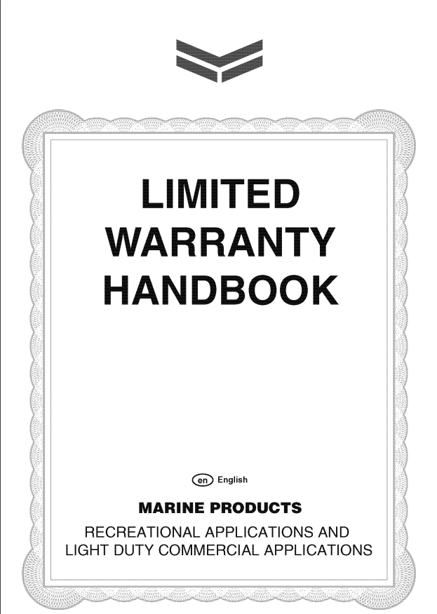 Warranty - YANMAR Marine International